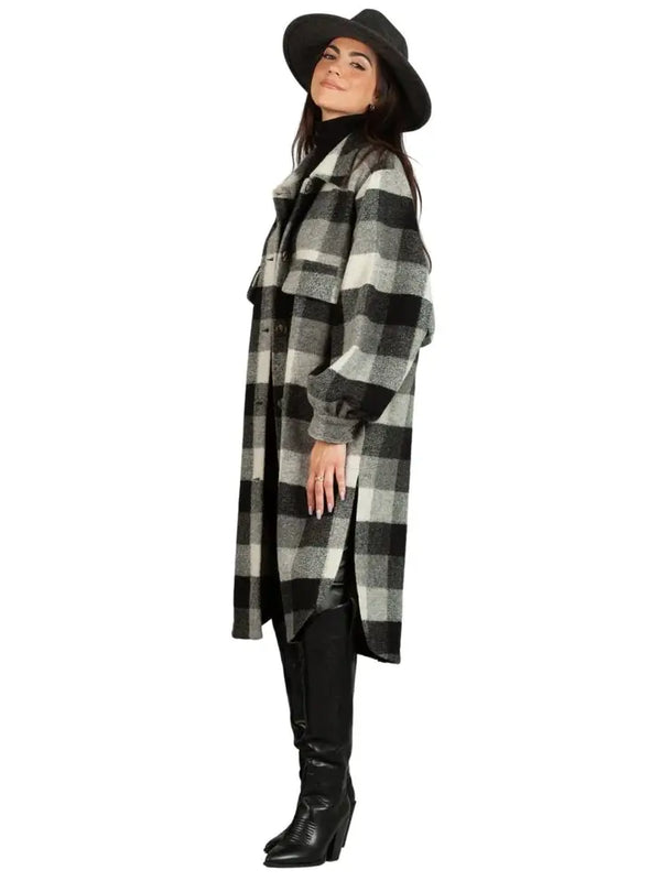 TANANA: BGW Plaid Shacket