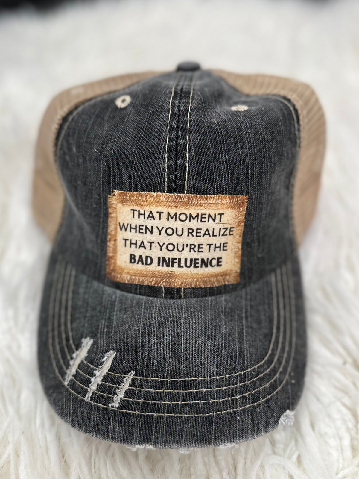 "Bad Influence" Trucker Hat