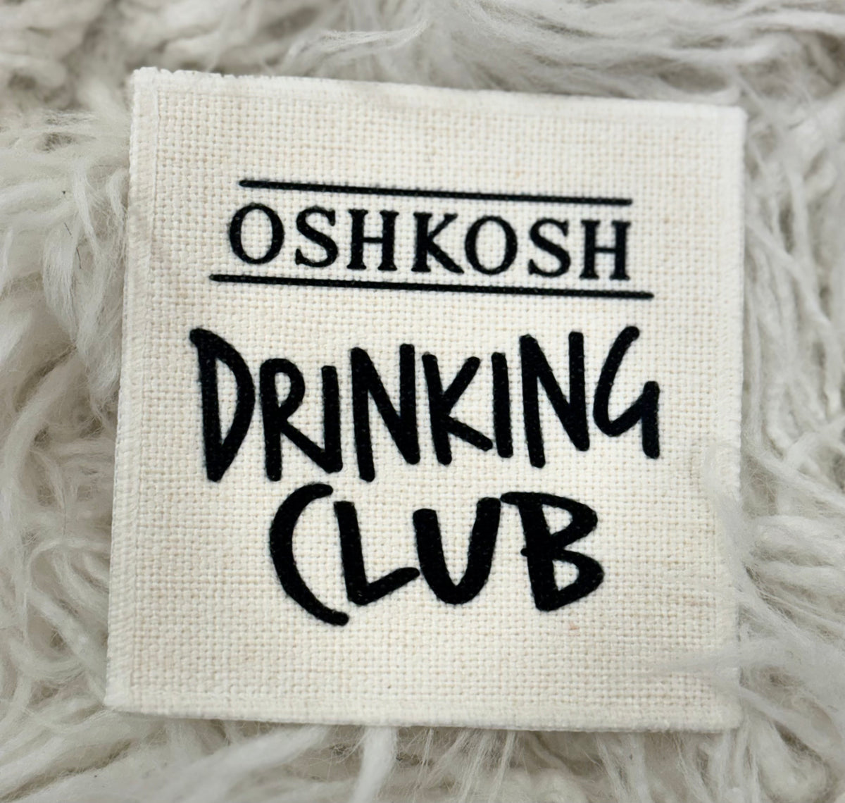 Drinking Club Coasters Custom "Oshkosh"