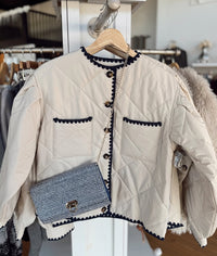 Brooklyn Whipstitch Quilted Jacket