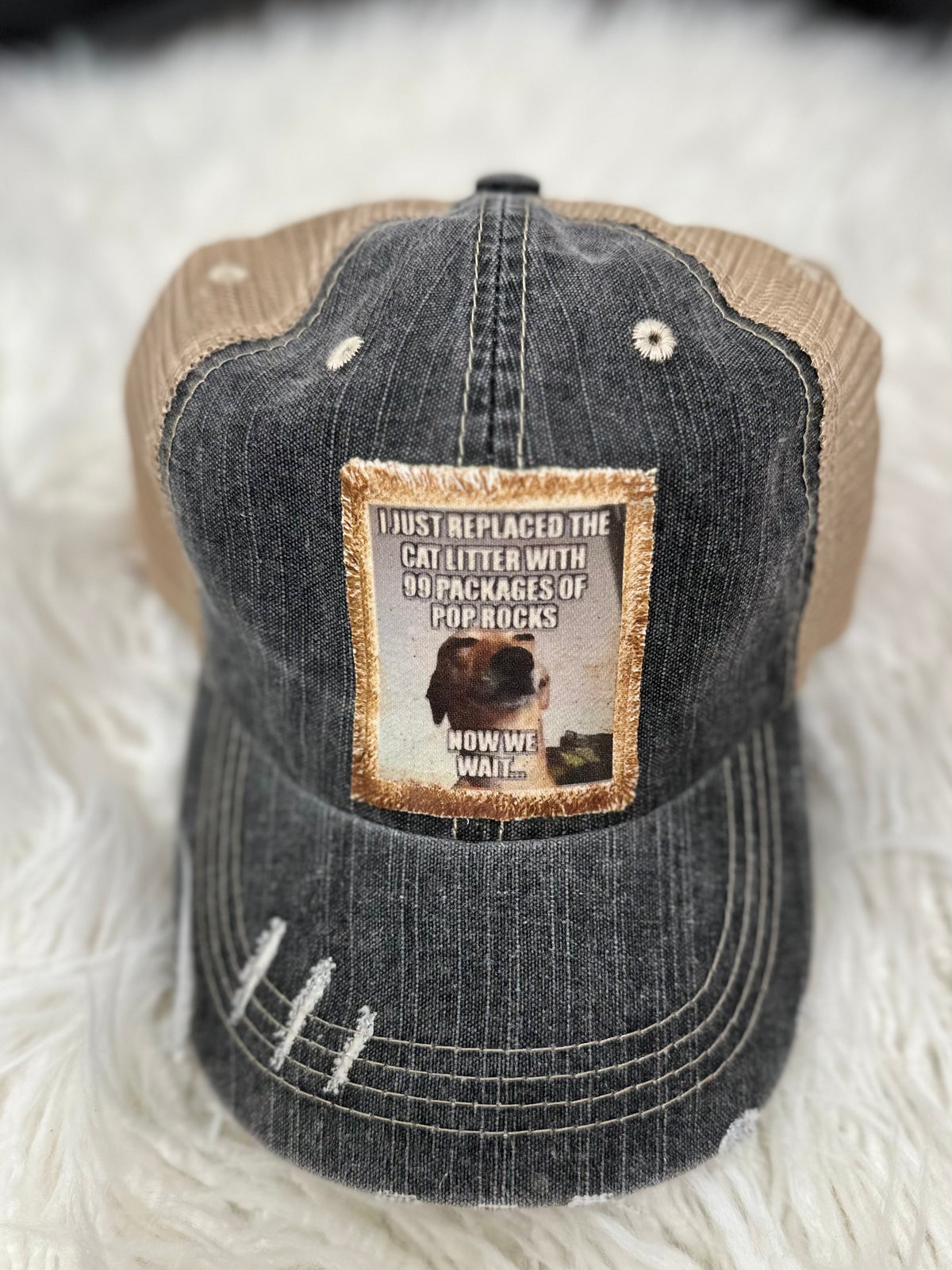 "I Just Replaced The Cat Litter" Trucker Hat