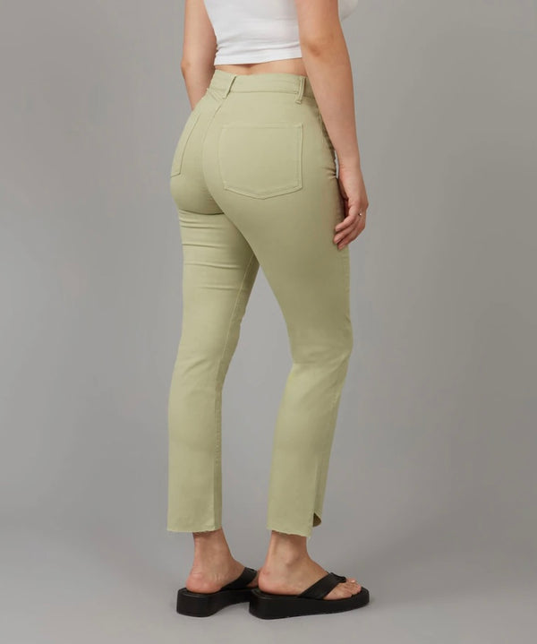 Kate: High Rise Straight in Sage