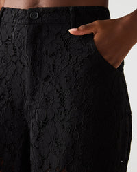 Tre Lace Pant in Black