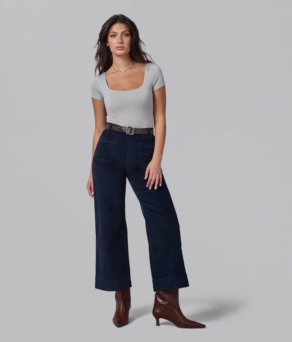 Colette-FD High Rise Wide Leg Corduroy