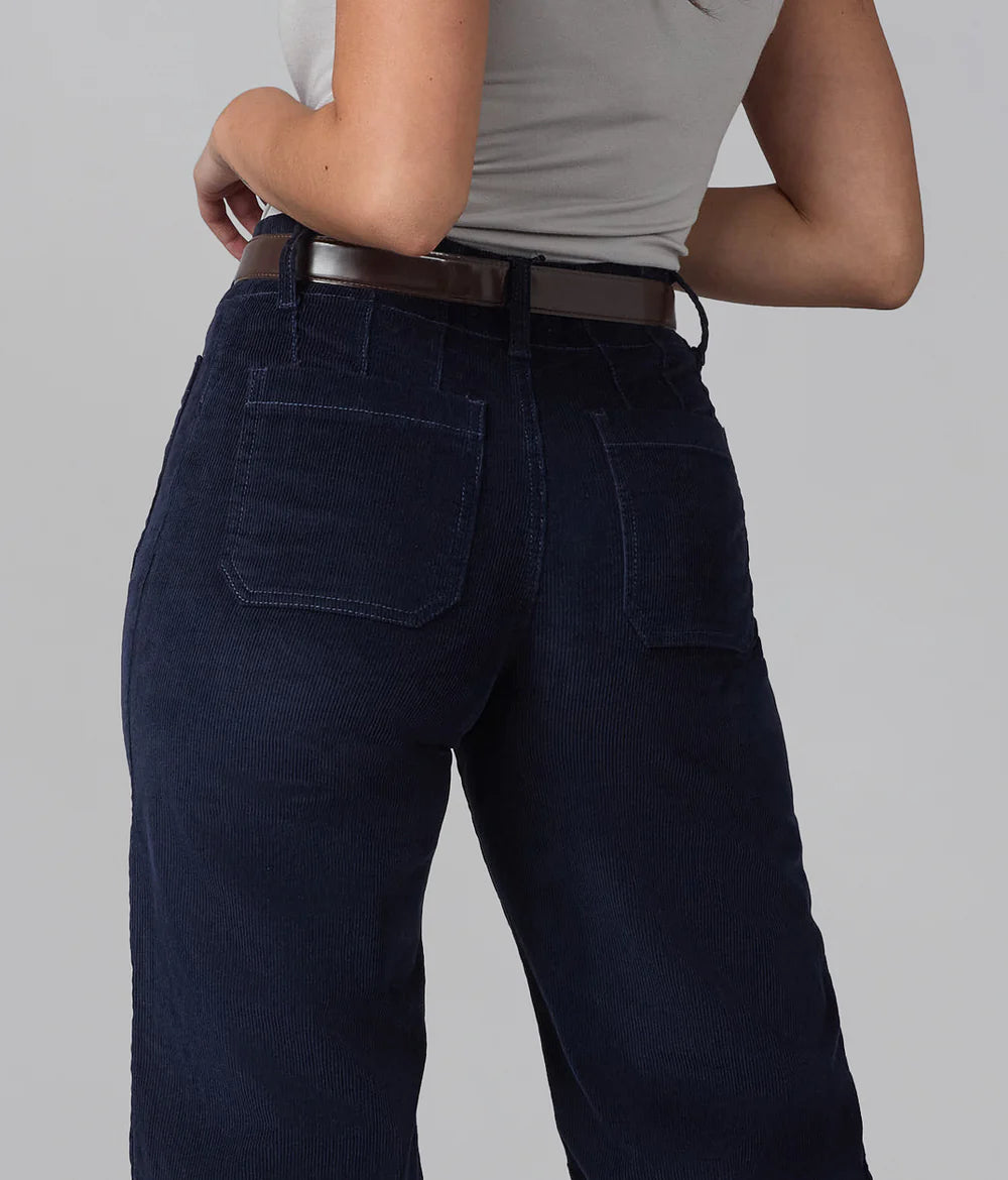 Colette-FD High Rise Wide Leg Corduroy