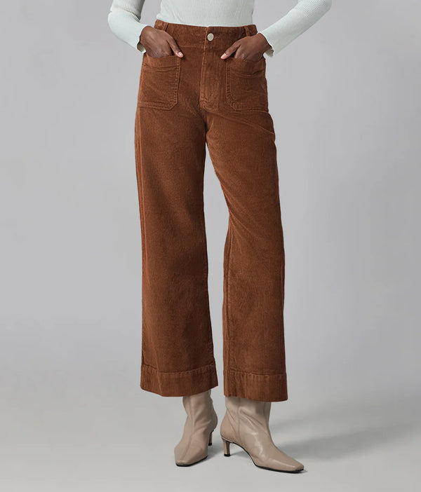 Colette-BB High Rise Wide Leg Corduroy