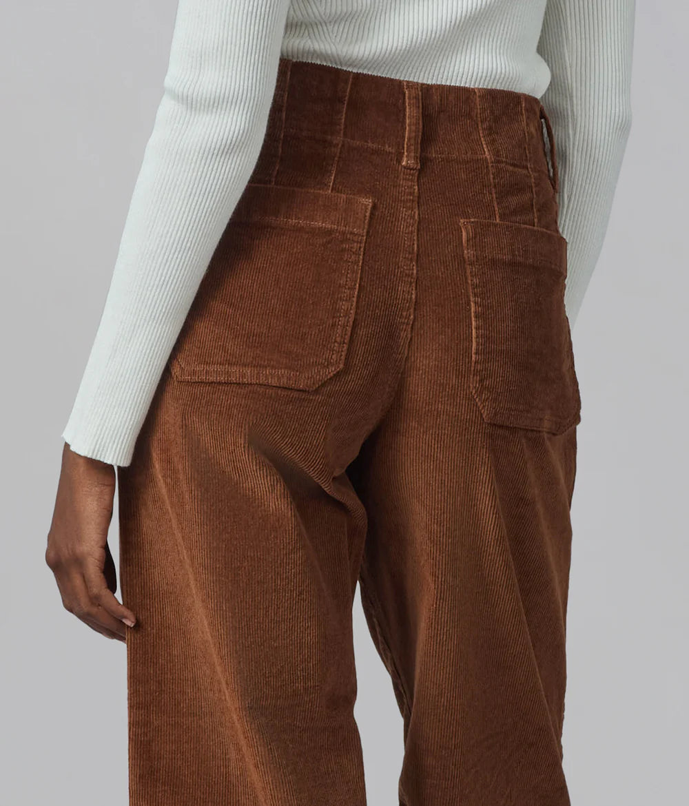 Colette-BB High Rise Wide Leg Corduroy