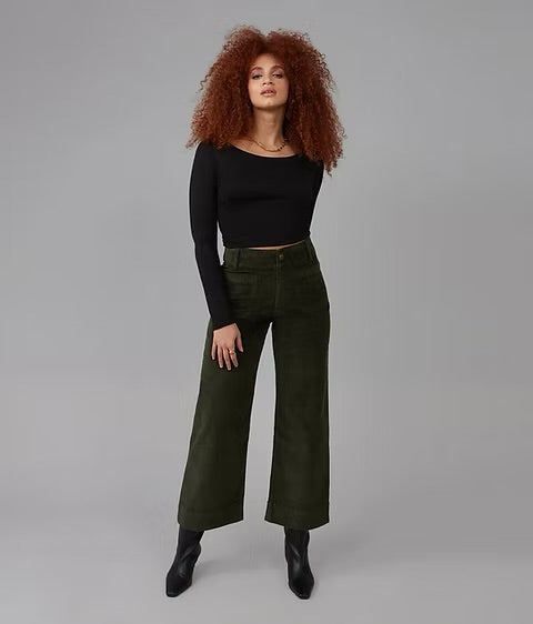 Colette-DO High Rise Wide Leg Corduroy