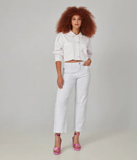 WILLOW: White Cargo Pant