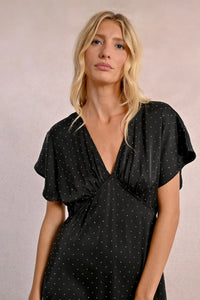 Small Rhinestone Satin Dress