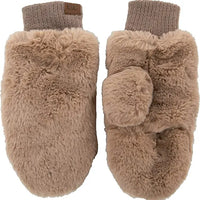 C.C. Faux Fur Convertible Mitten