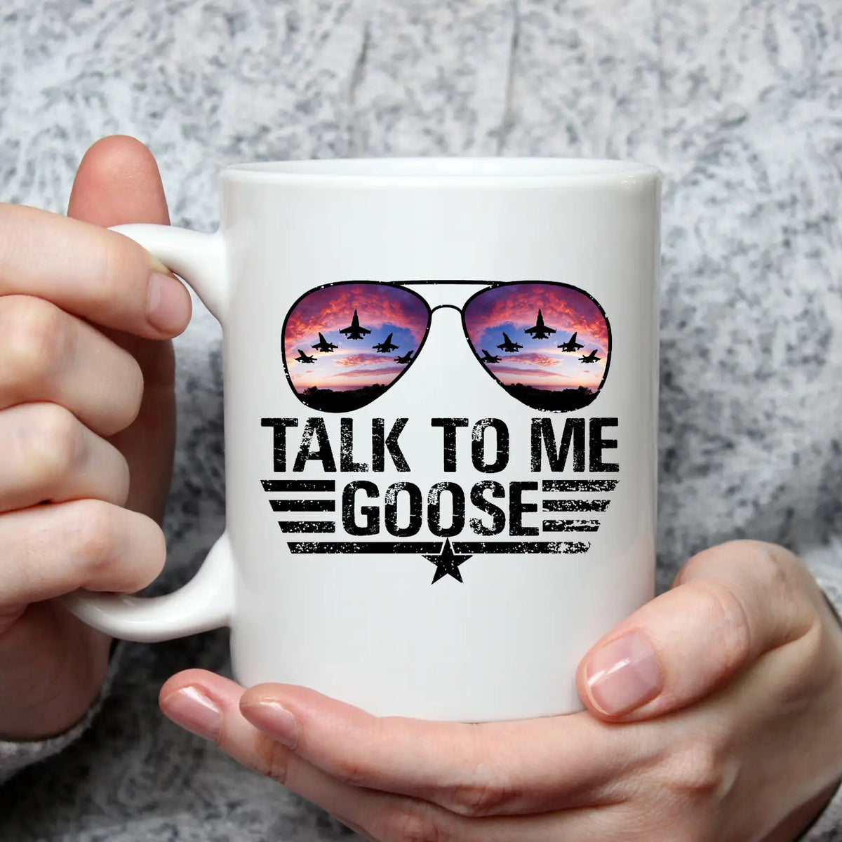 "Talk To Me Goose" Coffee Mug