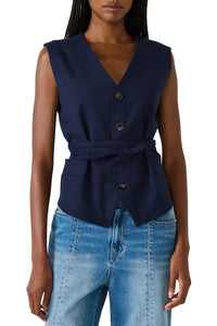 FELICIA: Belted Vest