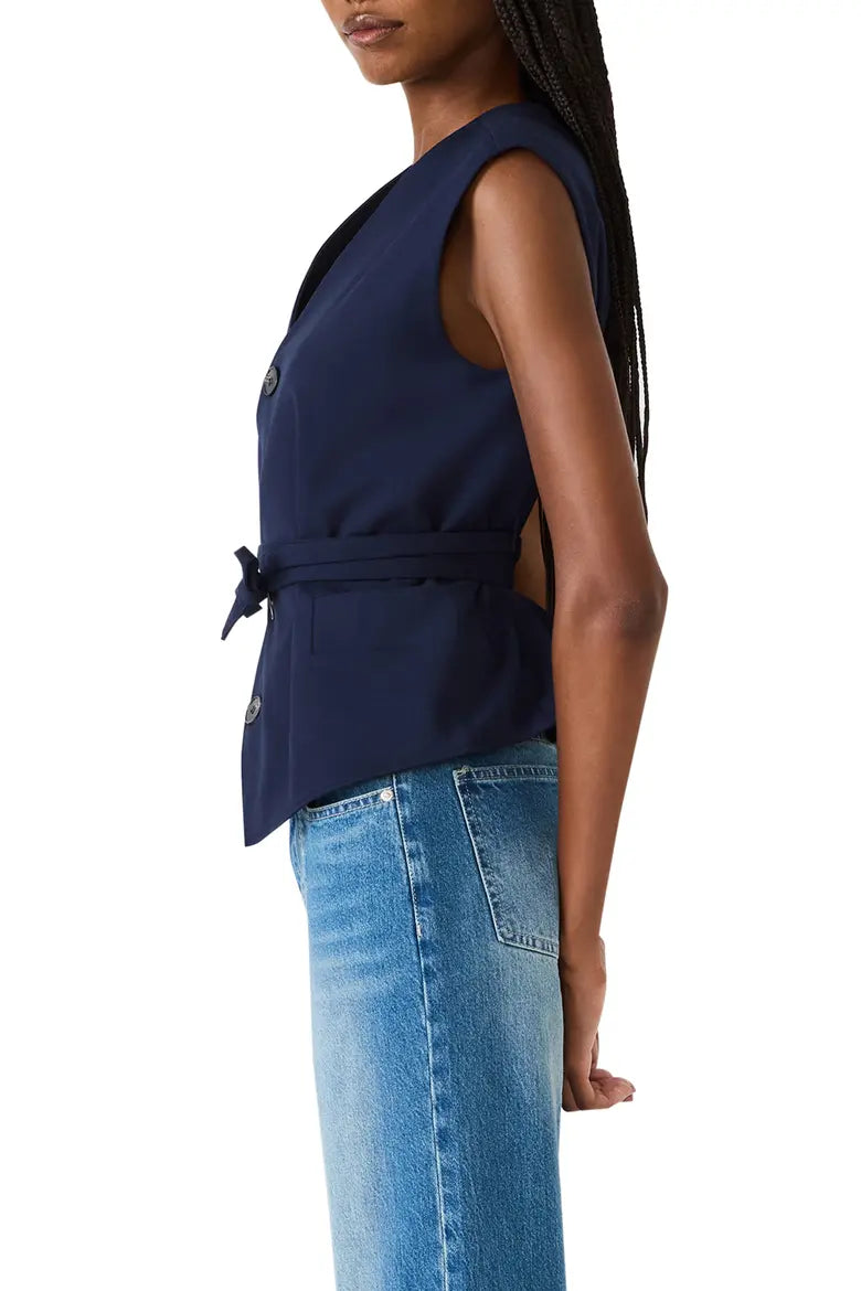 FELICIA: Belted Vest