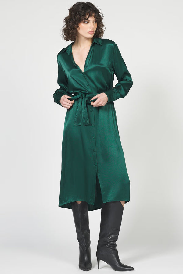 GALINA: Satin Dress