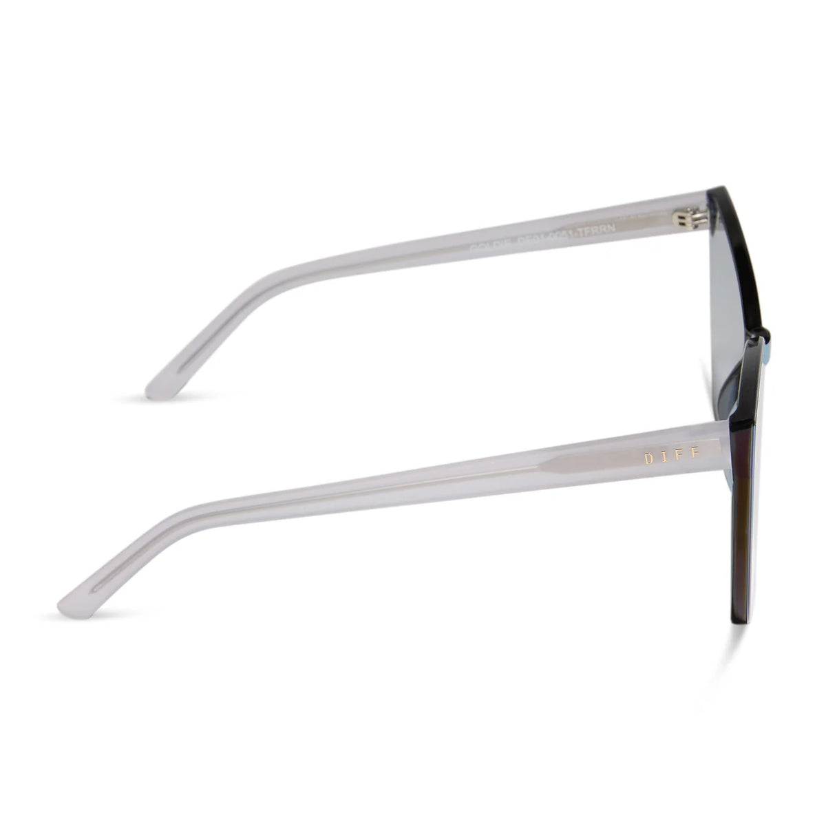 DIFF Goldie Sunglasses in Thistle/Lavender Mirror