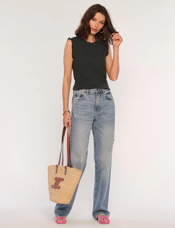 Meline Ruffle Trim Top