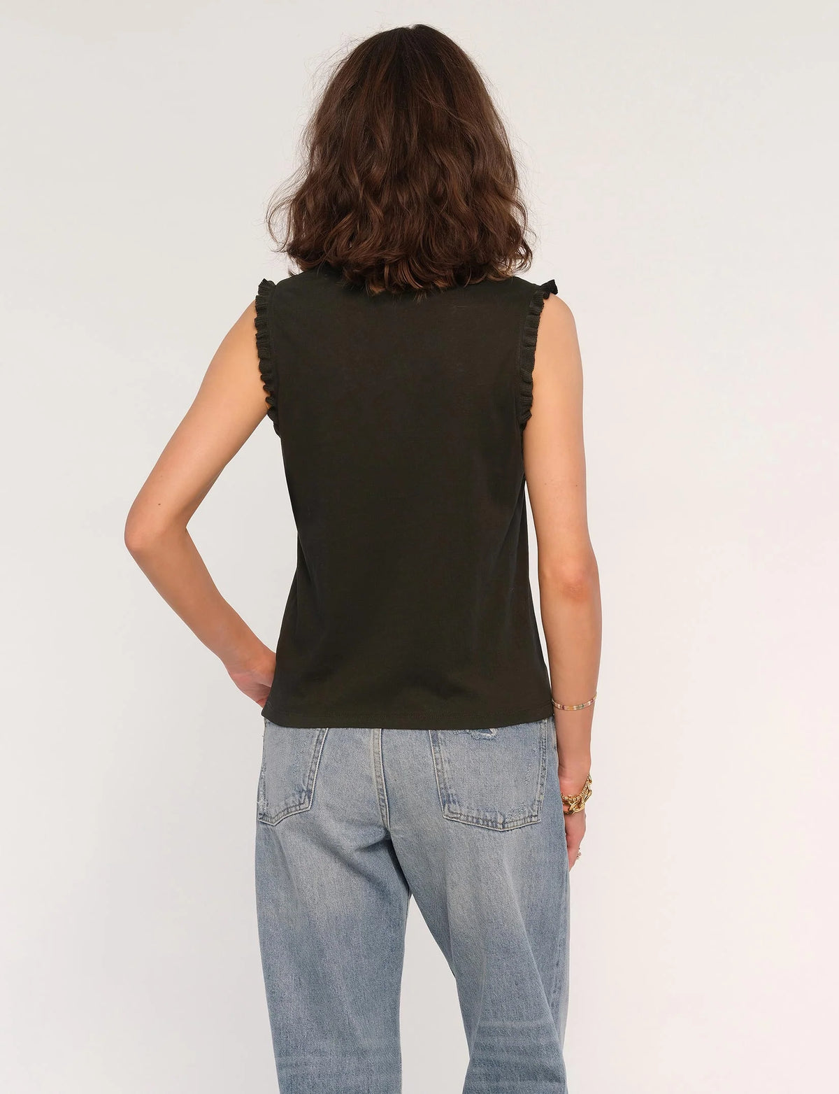 Meline Ruffle Trim Top