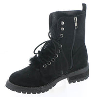 FARRAH: Combat Boot w/Fur