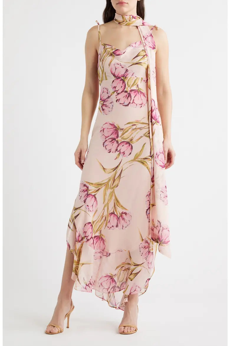 JAILA: Floral Maxi Dress