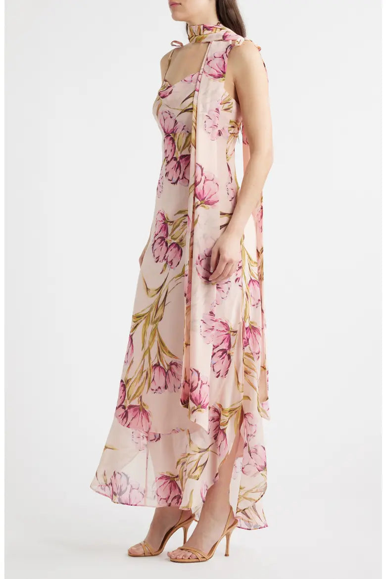 JAILA: Floral Maxi Dress