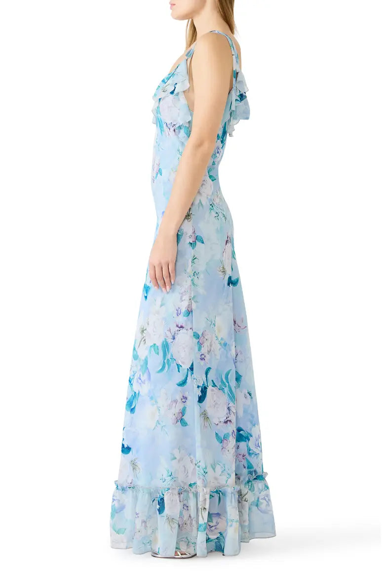 MALENNA: Floral Dress in Bloom