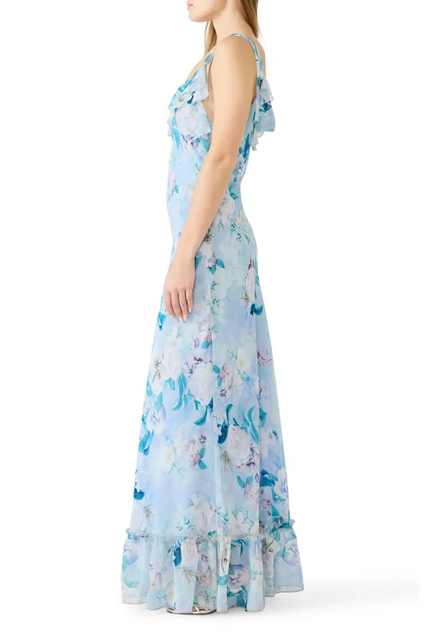 MALENNA: Floral Dress in Bloom