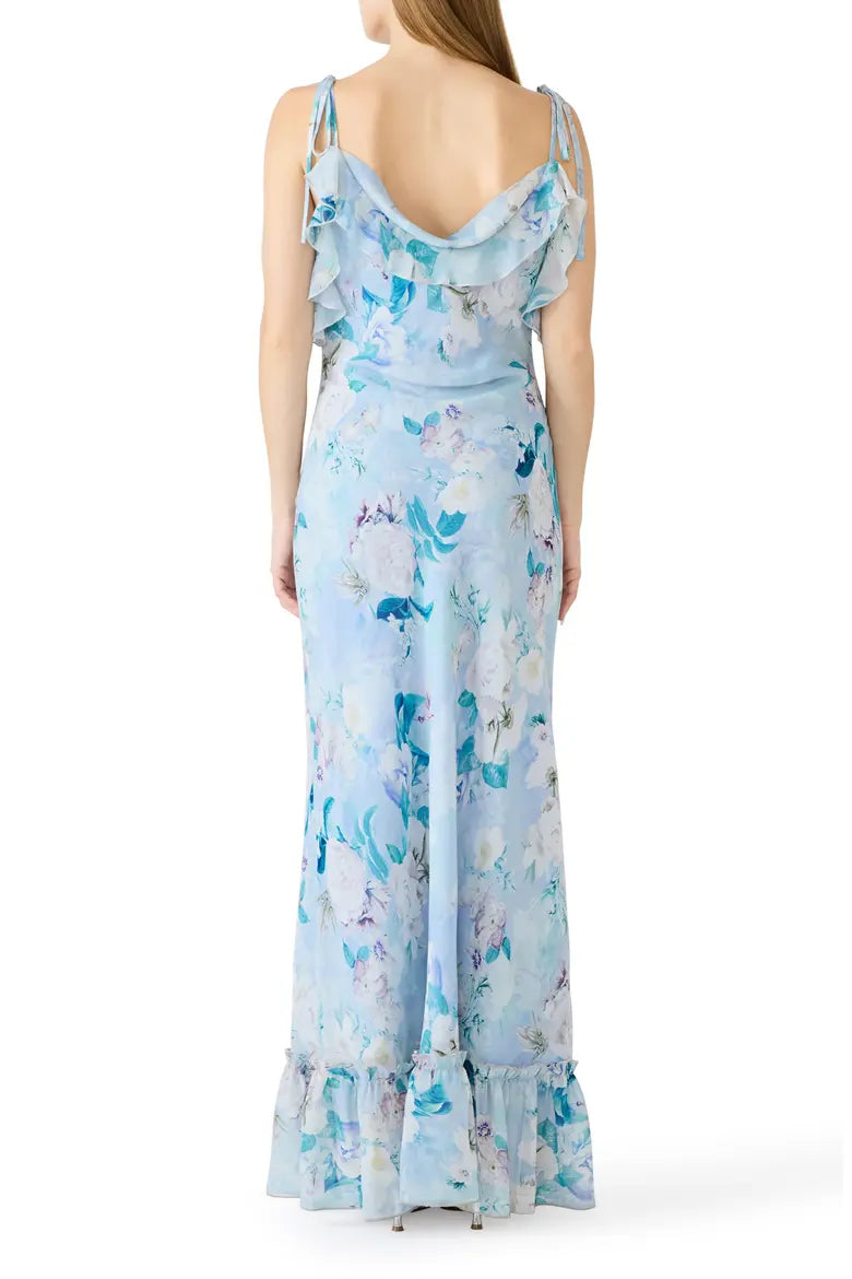 MALENNA: Floral Dress in Bloom