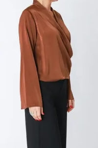 Soft Wrap Blouse