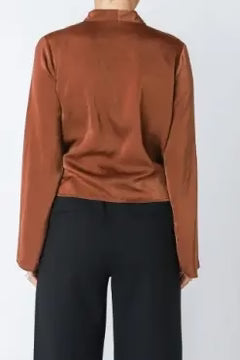 Soft Wrap Blouse