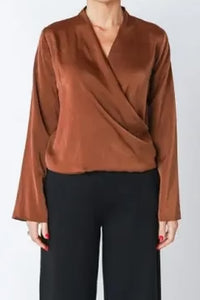 Soft Wrap Blouse