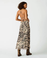 ADELLA: Zebra Dress