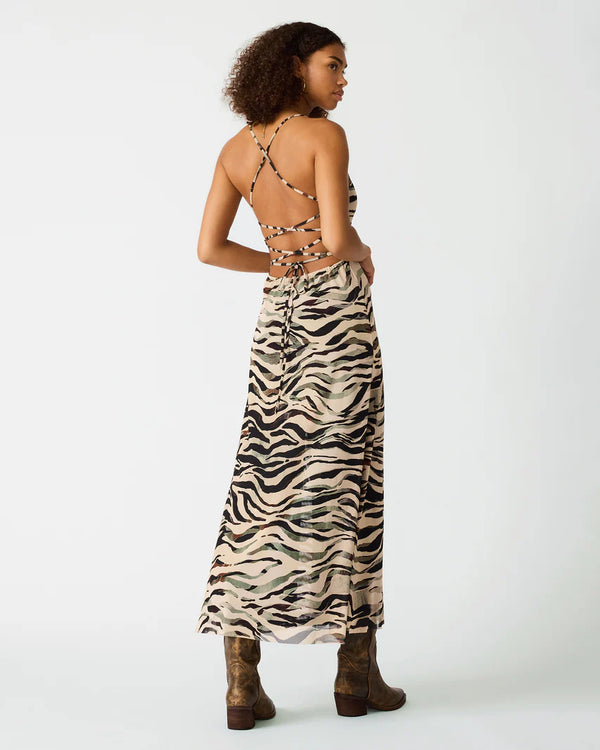 ADELLA: Zebra Dress