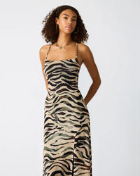 ADELLA: Zebra Dress